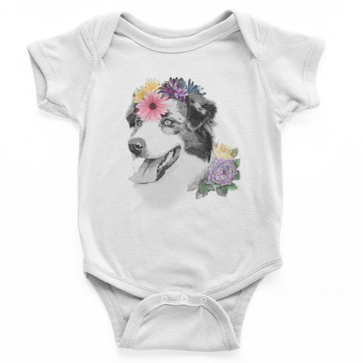 baby - aussie shep flowers