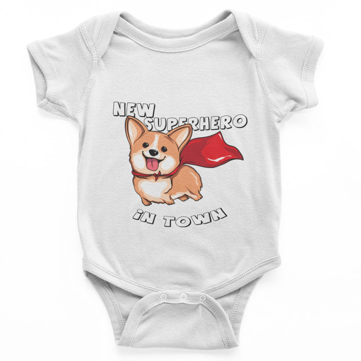 baby - corgi super hero